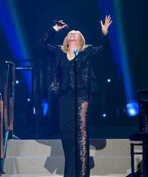 Barbra Streisand's "Back to Brooklyn" tour stop at MGM Grand Garden Arena on Friday, Nov. 2, 2012.